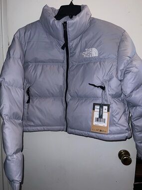 The North Face Women's Nuptse Cropped Puffer Jacket